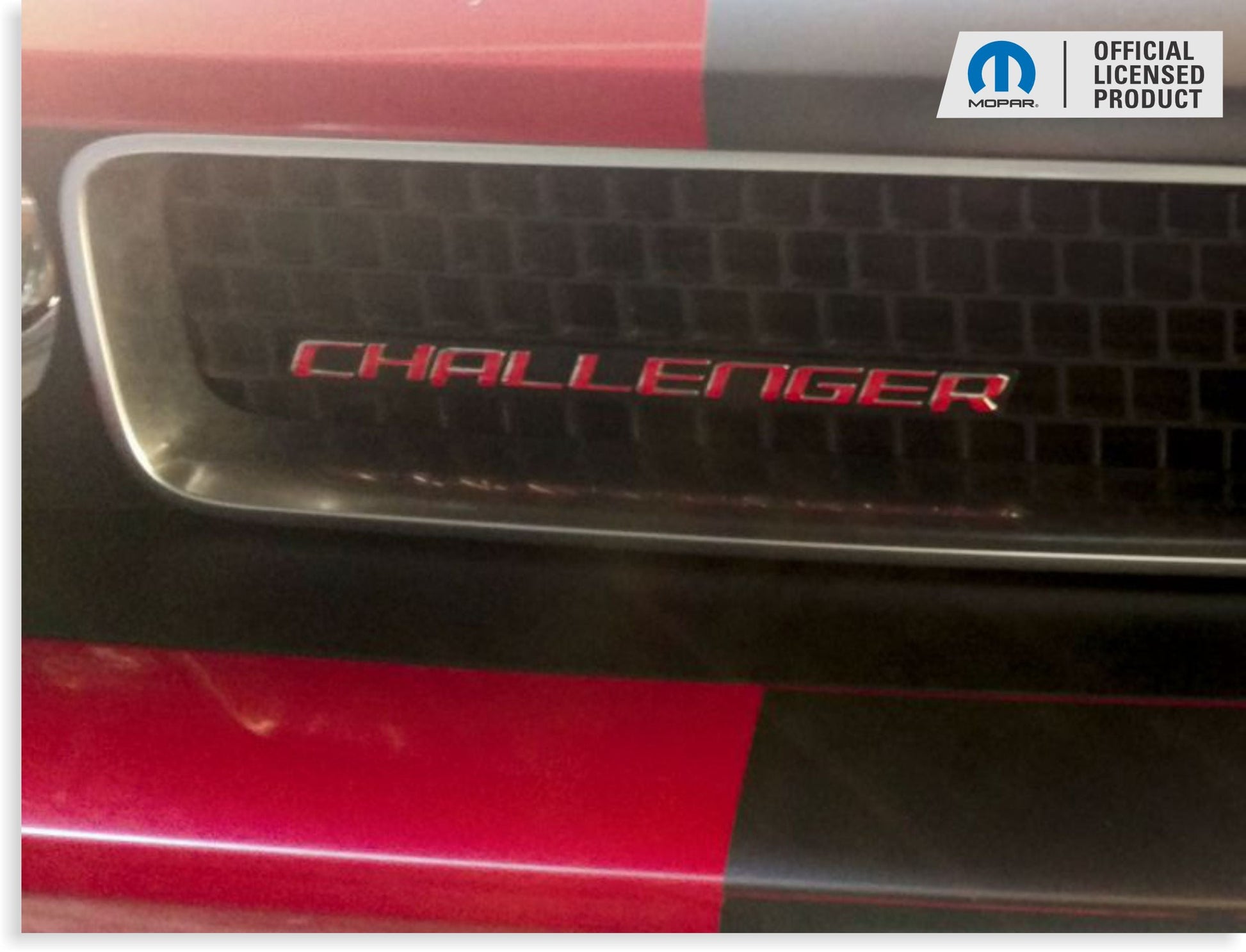 CHALLENGER Grille Emblem Overlay Decal - 2008-2014 Challenger - sku-44632588091579-sku-44632588124347-sku-44632588157115-sku-44632588189883-sku-44632588222651-  DRIVEN - 7