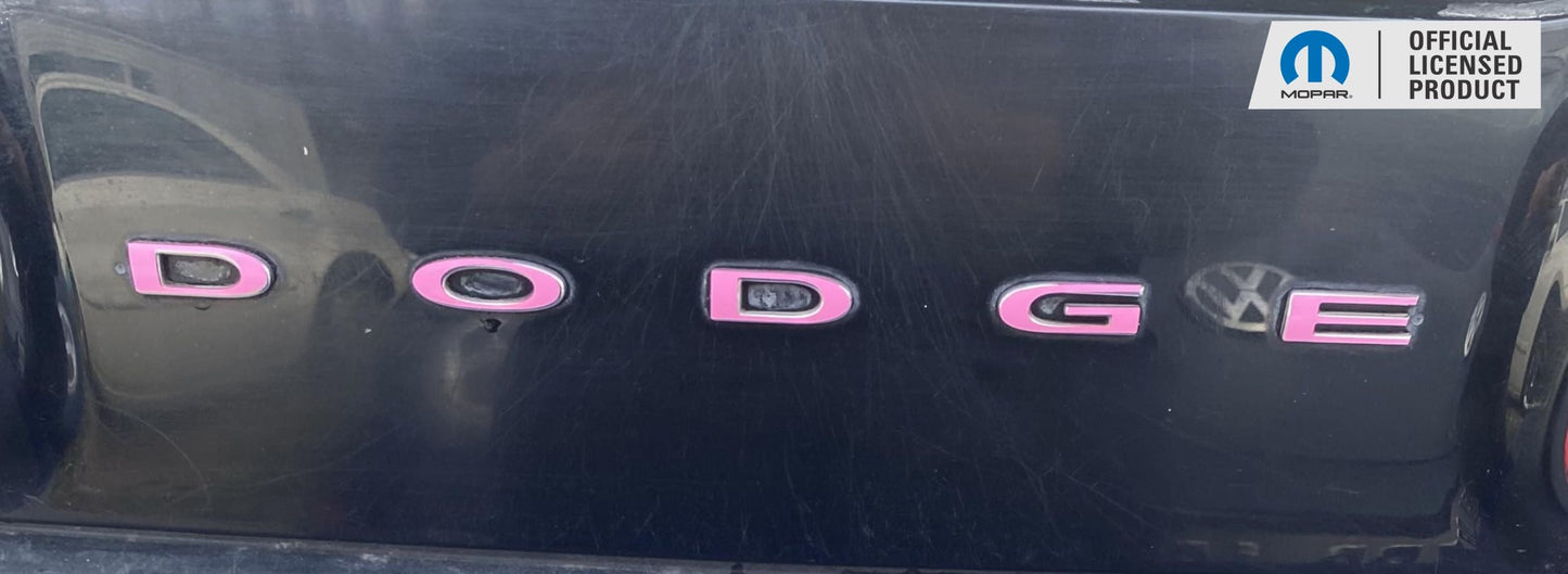 DODGE Trunk Lettering Emblem Overlay Decal - 2015-2023 Challenger - Challenger-TB-01-Challenger-TB-02-Challenger-TB-03-Challenger-TB-04-Challenger-TB-05-  DRIVEN - 11