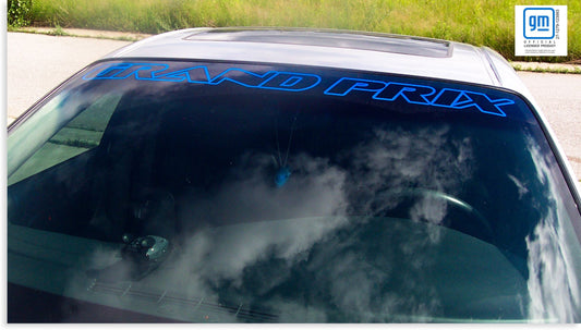 GRAND PRIX Windshield Banner Decal - 97-03 Grand Prix - PO:GP:G6:WINDSHIELD-GPO-01-PO:GP:G6:WINDSHIELD-GPO-02-PO:GP:G6:WINDSHIELD-GPO-03-PO:GP:G6:WINDSHIELD-GPO-04-PO:GP:G6:WINDSHIELD-GPO-05-  DRIVEN - 1