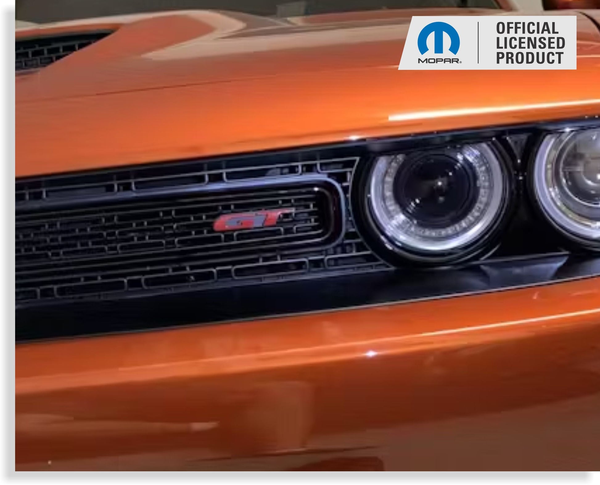 GT Grille Emblem Overlay Decal - 2019-2023 Dodge Challenger GT - sku-44696175247547-sku-44696175313083-sku-44696175378619-sku-44696175444155-sku-44696175509691-  DRIVEN - 8
