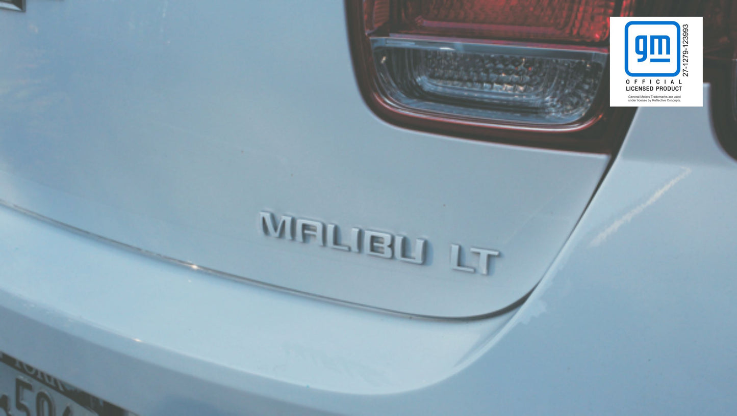 MALIBU Emblem Overlay Decal - 08-12 Malibu - Malibu-B 0812-01-Malibu-B 0812-02-Malibu-B 0812-03-Malibu-B 0812-04-Malibu-B 0812-05-  DRIVEN - 3