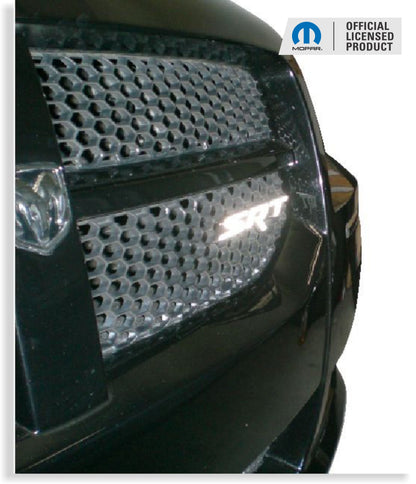SRT Grille Emblem Overlay Decal  - 2006-2008 Magnum SRT8 - Magnum:SRT-G-01-Magnum:SRT-G-02-Magnum:SRT-G-03-Magnum:SRT-G-04-Magnum:SRT-G-05-  DRIVEN - 3