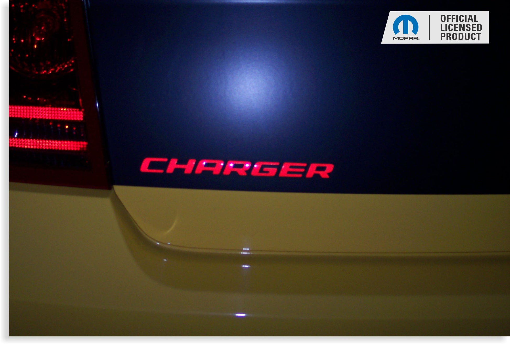 CHARGER Trunk Emblem Overlay Decal - 2006-2014 Charger - CHARGER0614-B-RBK-CHARGER0614-B-RLS-CHARGER0614-B-RRD-CHARGER0614-B-RGD-CHARGER0614-B-RMB-  DRIVEN - 3