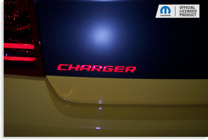 CHARGER Trunk Emblem Overlay Decal - 2006-2014 Charger - CHARGER0614-B-RBK-CHARGER0614-B-RLS-CHARGER0614-B-RRD-CHARGER0614-B-RGD-CHARGER0614-B-RMB-  DRIVEN - 3