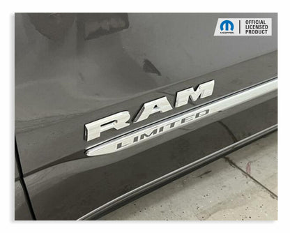 LIMITED Door Molding Lettering Inlay Decal - 2019-2025 Ram 1500 Limited - Ram19:Limited-Door-01-Ram19:Limited-Door-03-Ram19:Limited-Door-02-Ram19:Limited-Door-04-Ram19:Limited-Door-05-  DRIVEN - 5
