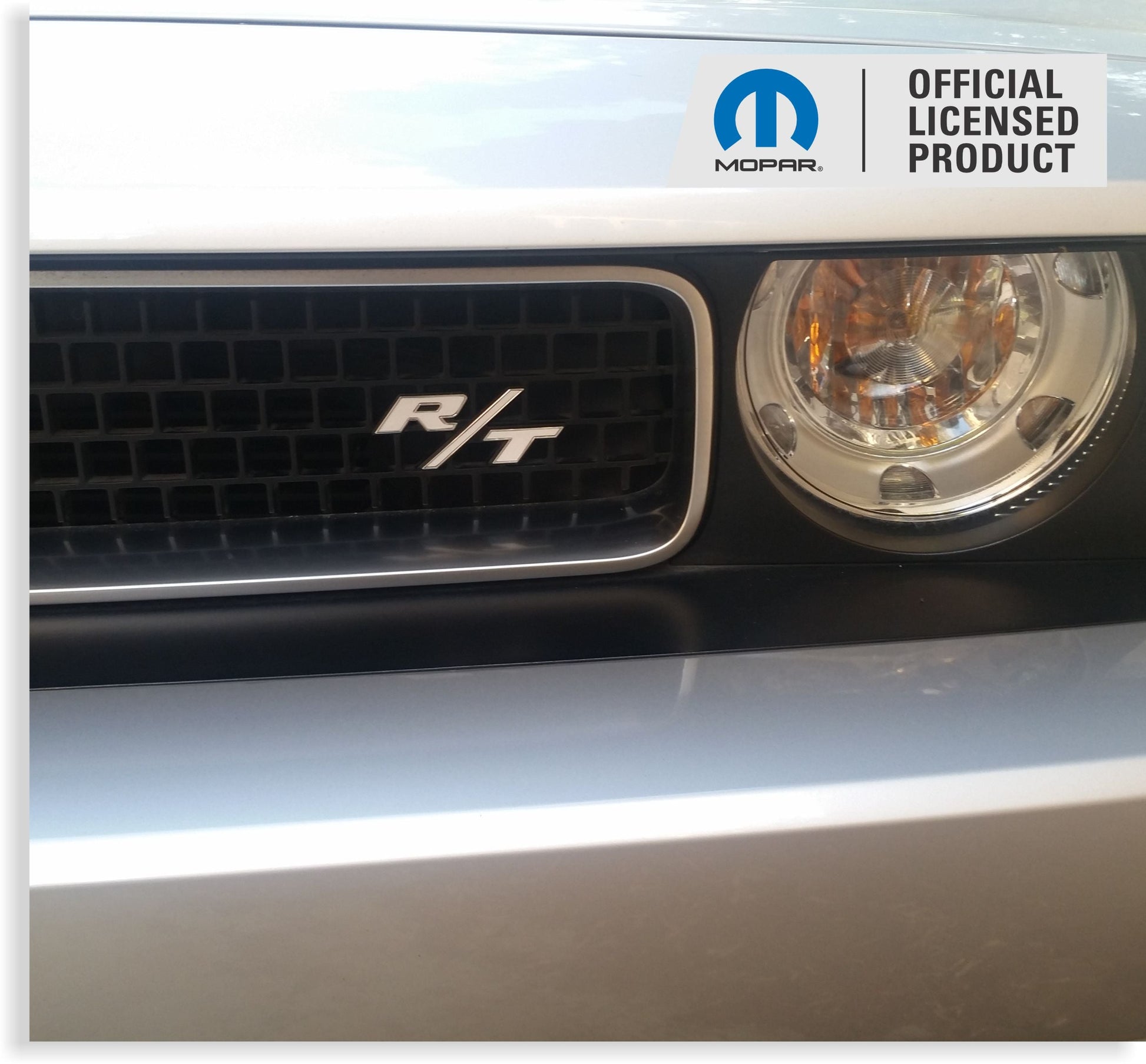 R/T Grille Emblem Inlay Decal - 2009-2014 Challenger R/T - sku-44704048545979-sku-44704048578747-sku-44704048611515-sku-44704048644283-sku-44704048677051-  DRIVEN - 5