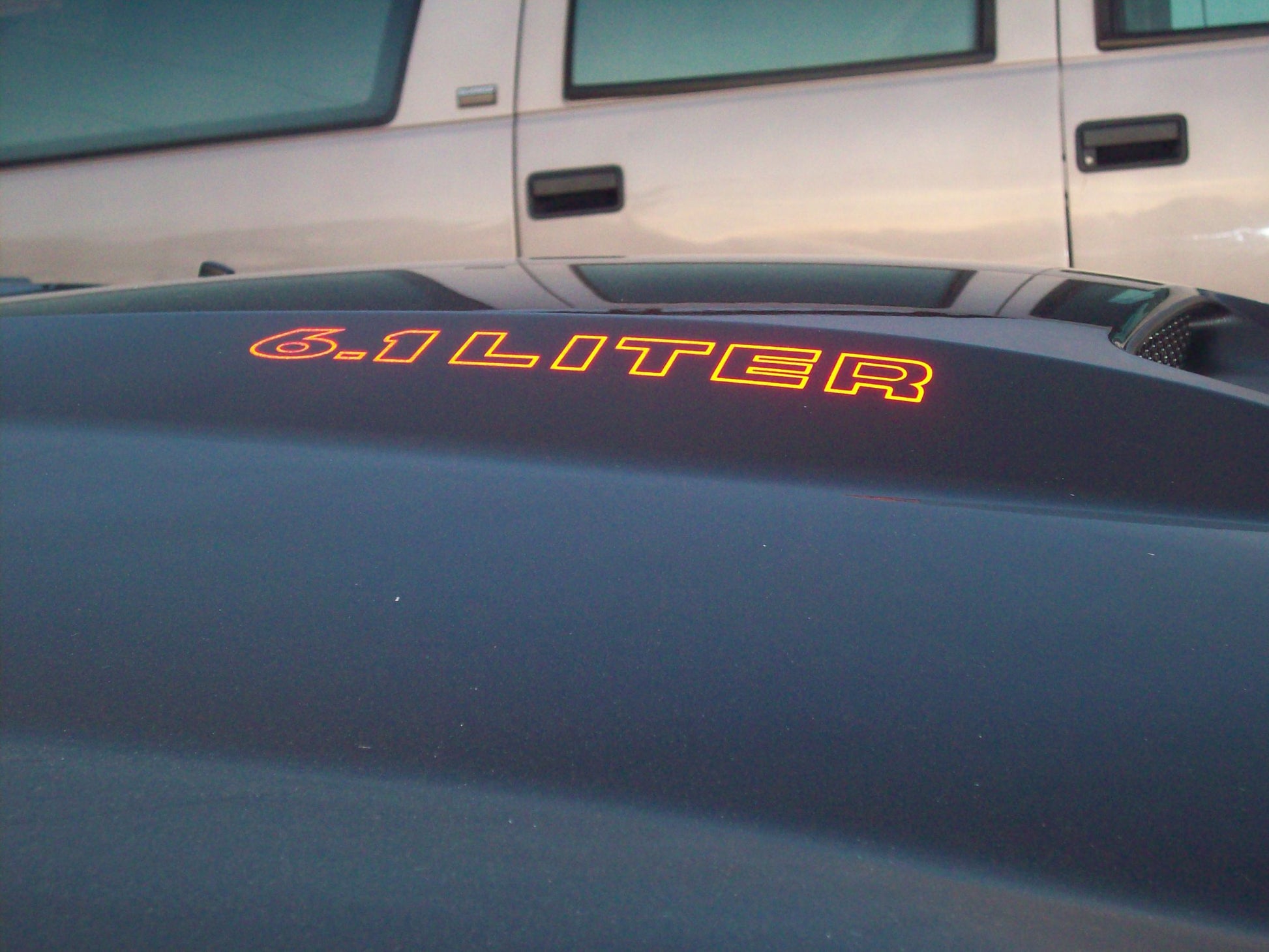 Cowl Hood Decals - Dodge Charger 5.7 6.1 6.4 - sku-42612749893819-sku-42612749926587-sku-42612749959355-sku-42612750090427-sku-42612750123195-  DRIVEN - 5