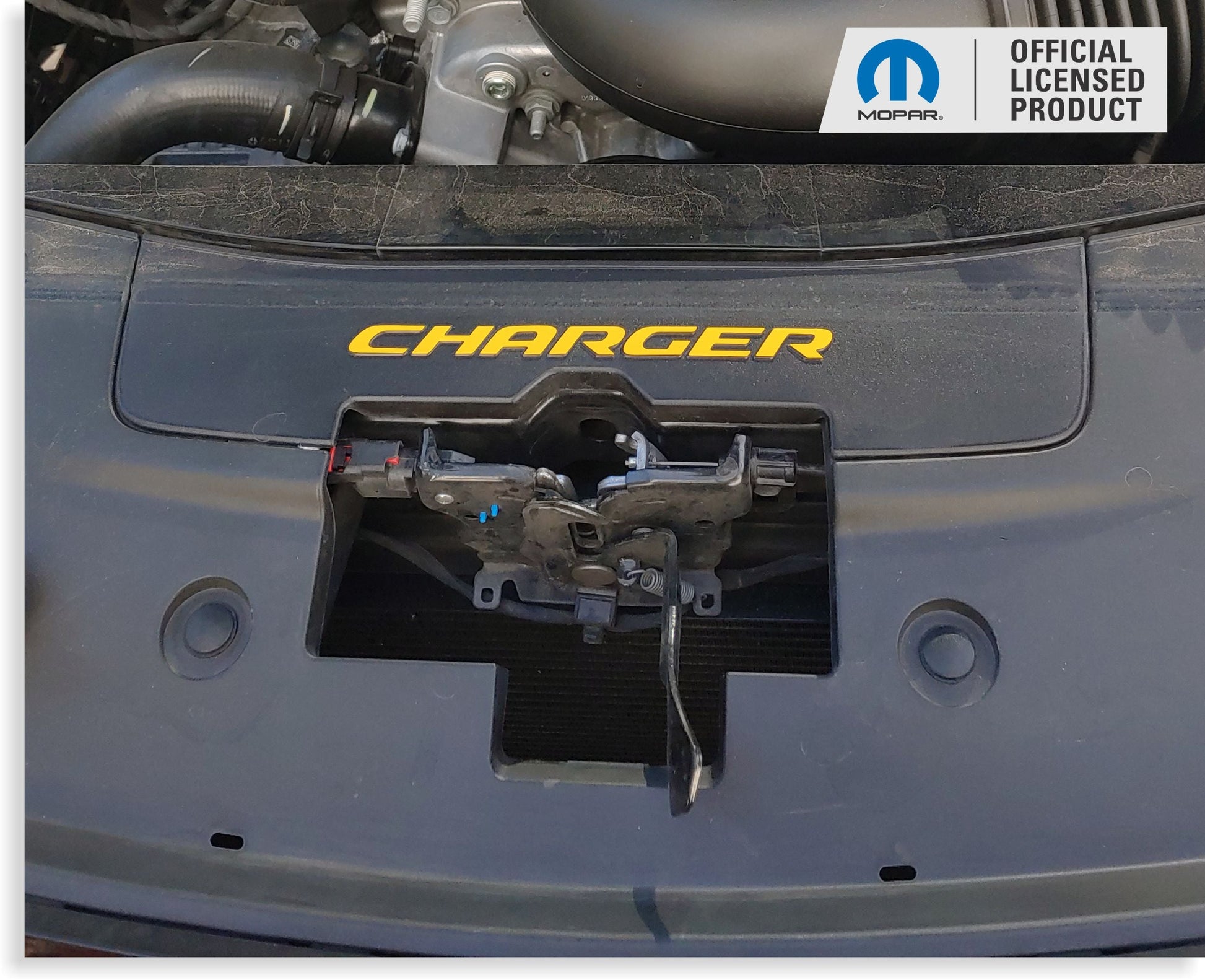 CHARGER Radiator Cover Lettering Overlay Decal - Charger-Radiator-B-01-Charger-Radiator-B-03-Charger-Radiator-B-02-Charger-Radiator-B-04-Charger-Radiator-B-05-  DRIVEN - 6
