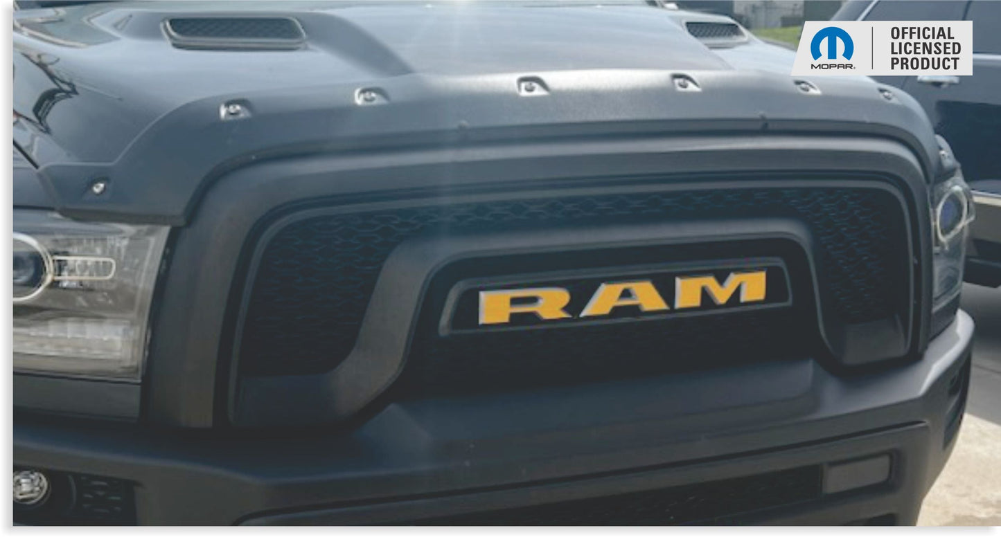 RAM Grille Emblem Overlay Decal   - 2015-2018 Ram Rebel - Ram:REBEL15-Front-01-Ram:REBEL15-Front-03-Ram:REBEL15-Front-02-Ram:REBEL15-Front-04-Ram:REBEL15-Front-05-  DRIVEN - 1