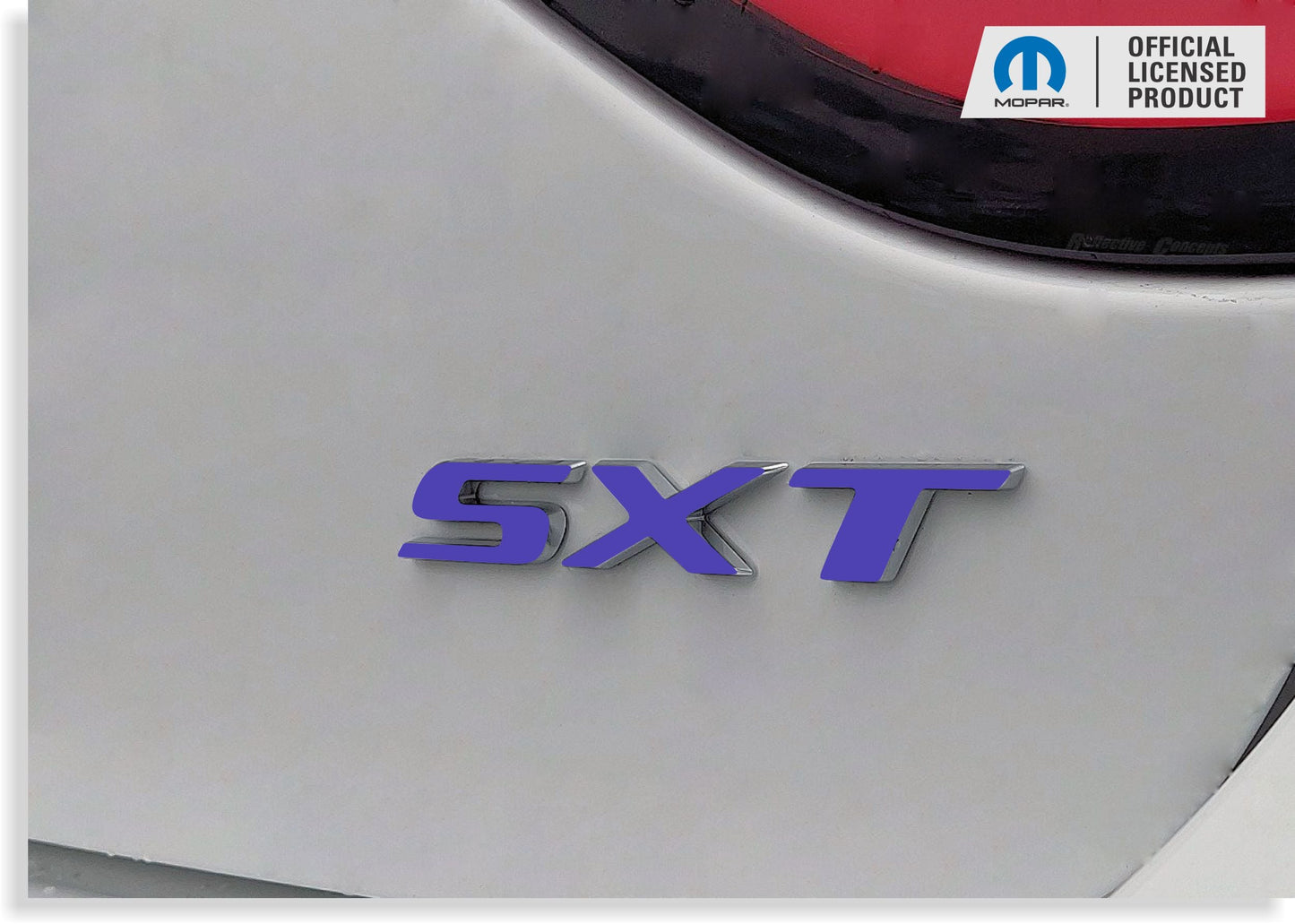 SXT Trunk Emblem Overlay Decal  - Dodge Charger SXT - sku-43596731777211-sku-43596731809979-sku-43596731842747-sku-43596731875515-sku-43596731908283-  DRIVEN - 6