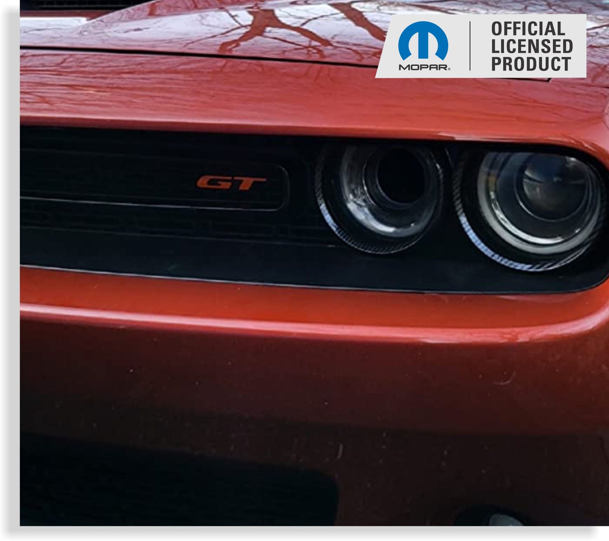 GT Grille Emblem Overlay Decal - 2019-2023 Dodge Challenger GT - sku-44696175247547-sku-44696175313083-sku-44696175378619-sku-44696175444155-sku-44696175509691-  DRIVEN - 7