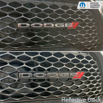 DODGE Grille Emblem Overlay Decal -  2013-2023 Charger - Charger:Dodge-G-01-Charger:Dodge-G-02-  DRIVEN - 12