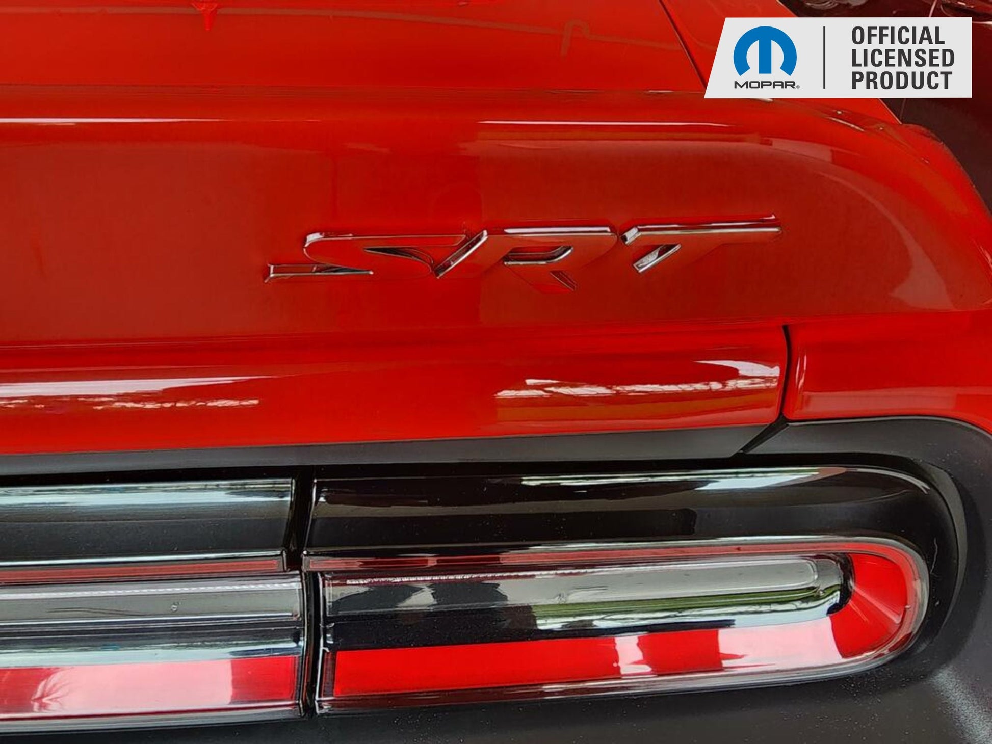 SRT Front and Rear Emblem Overlay Decals - 2015-2016 Challenger SRT Hellcat - sku-44666342473915-sku-44666342506683-sku-44666342539451-sku-44666342572219-sku-44666342604987-  DRIVEN - 6