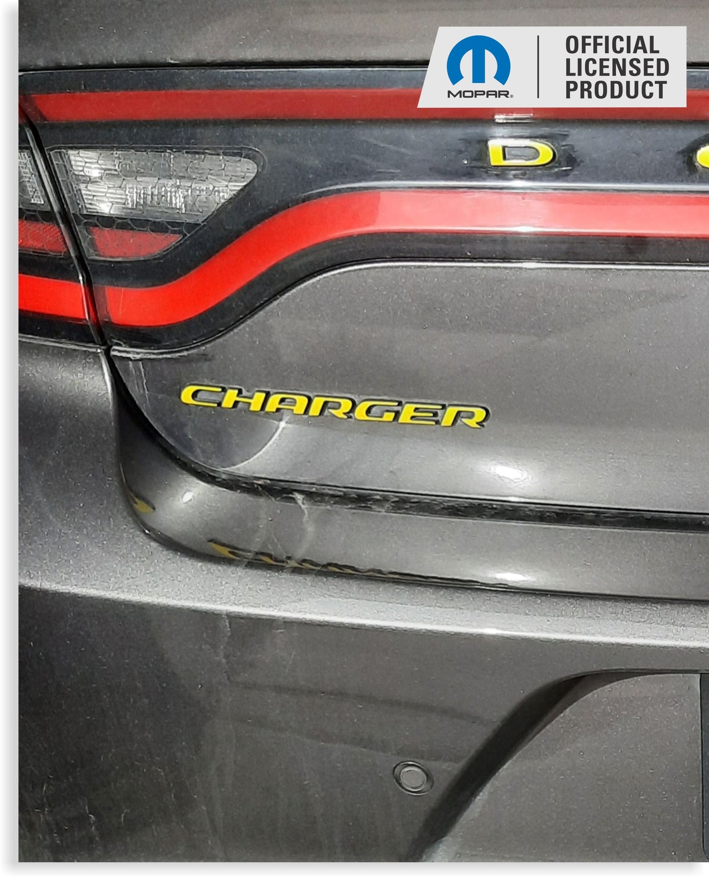 CHARGER Trunk Emblem Overlay Decal - 2015-2023 Charger - Charger-B-01-sku-44630706782395-Charger-B-02-sku-44630706815163-Charger-B-03-  DRIVEN - 1