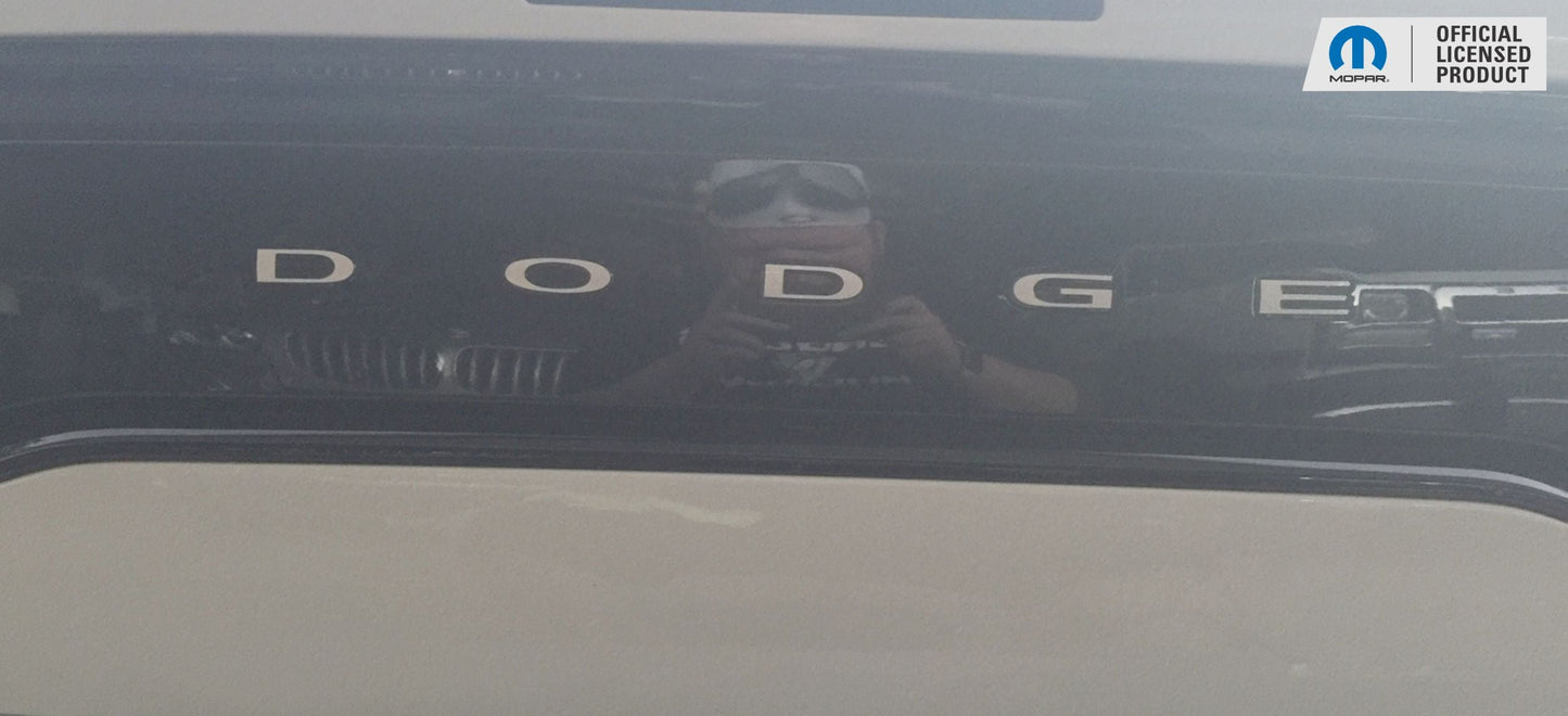 DODGE Trunk Lettering Emblem Overlay Decal - 2011-2023 Charger - Charger:Dodge-TB-01-Charger:Dodge-TB-03-Charger:Dodge-TB-02-Charger:Dodge-TB-04-Charger:Dodge-TB-05-  DRIVEN - 6