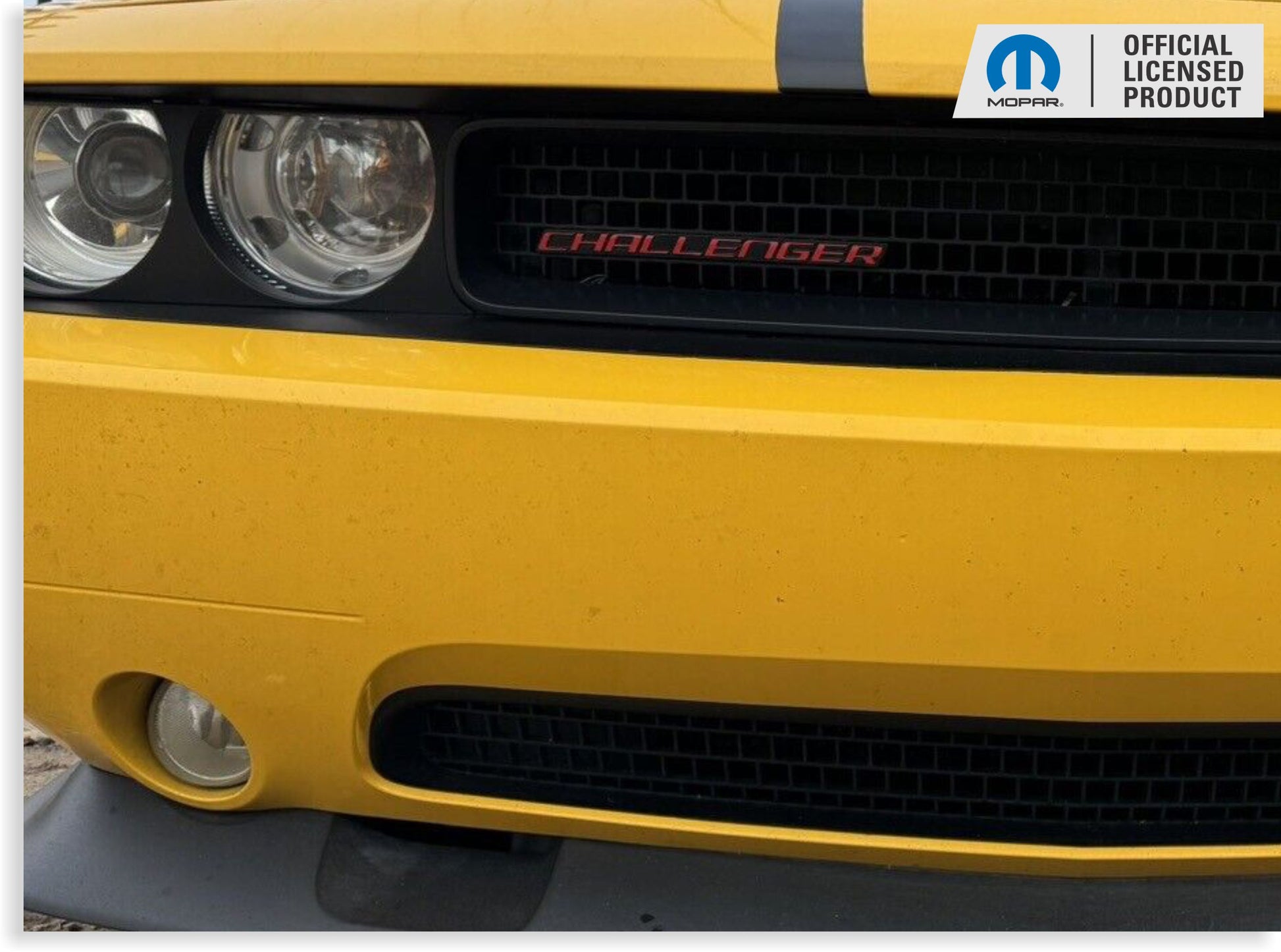 CHALLENGER Grille Emblem Overlay Decal - 2008-2014 Challenger - sku-44632588091579-sku-44632588124347-sku-44632588157115-sku-44632588189883-sku-44632588222651-  DRIVEN - 1
