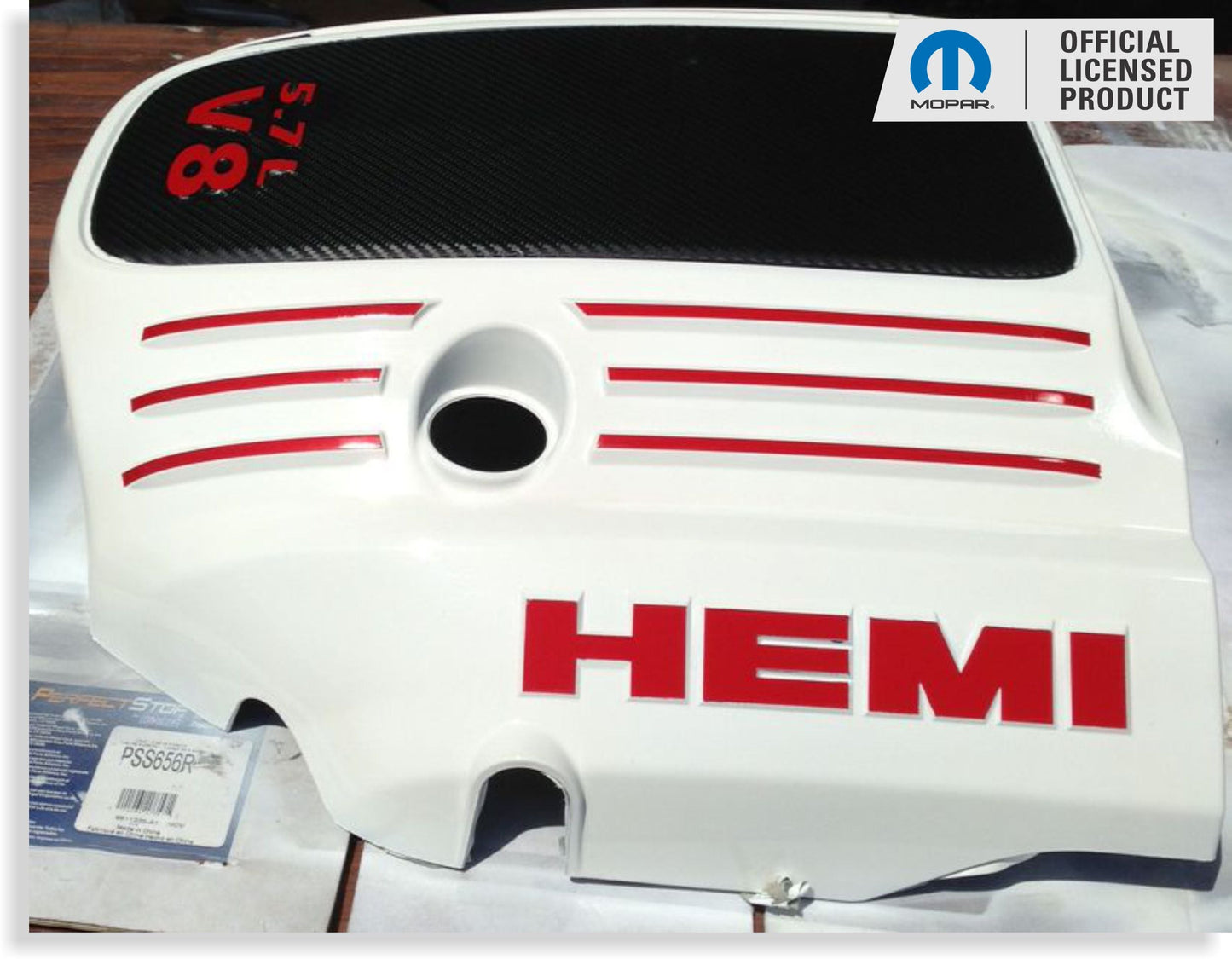 HEMI Lettering Engine Cover Decals - 05-23 300C 5.7L - 300C:EC-HEMI-01-300C:EC-HEMI-02-300C:EC-HEMI-03-300C:EC-HEMI-04-300C:EC-HEMI-05-  DRIVEN - 9