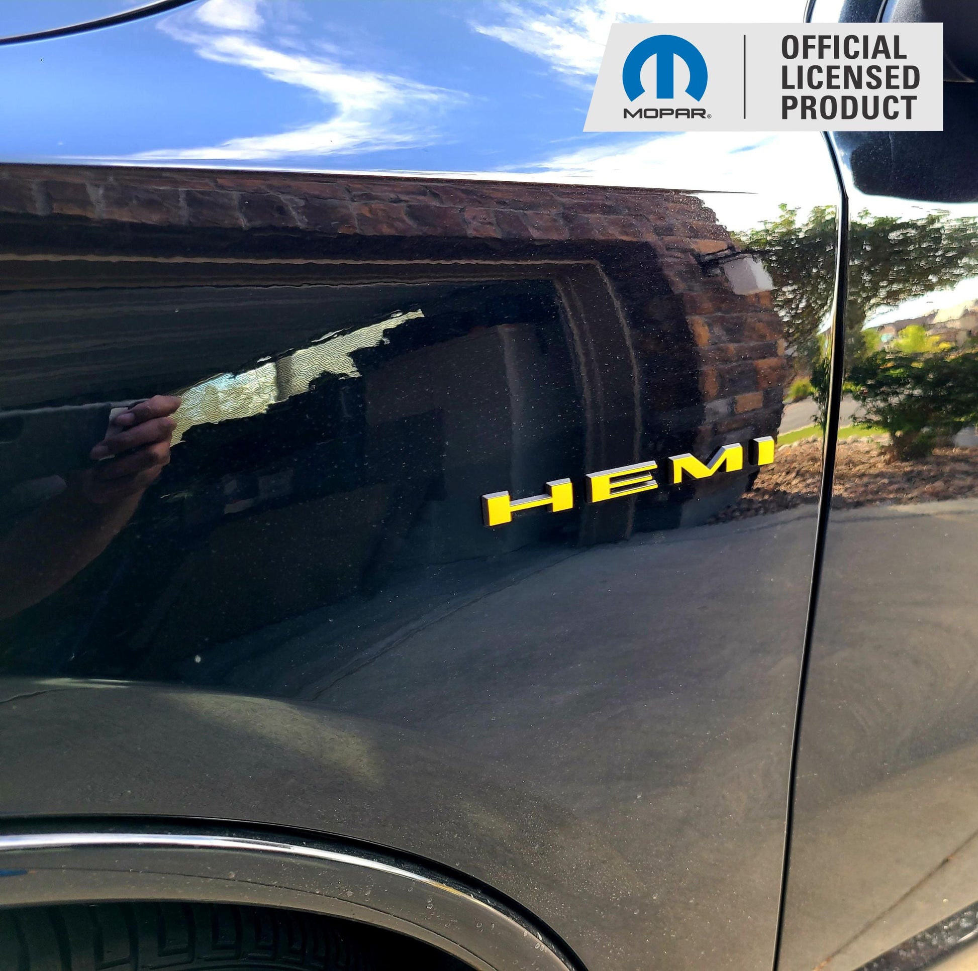 HEMI Fender Emblem Overlay Decal Stickers - 2020-2026 Durango R/T - Durango:Hemi-B20-01-Durango:Hemi-B20-03-Durango:Hemi-B20-02-Durango:Hemi-B20-04-Durango:Hemi-B20-05-  DRIVEN - 6