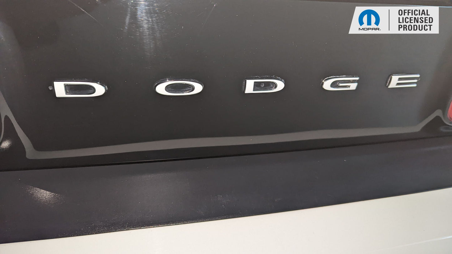 DODGE Trunk Lettering Emblem Overlay Decal - 2015-2023 Challenger - Challenger-TB-01-Challenger-TB-02-Challenger-TB-03-Challenger-TB-04-Challenger-TB-05-  DRIVEN - 5