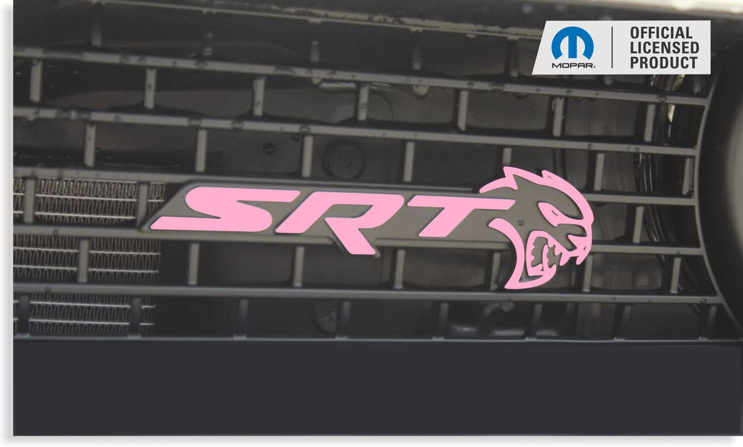 SRT Front and Rear Emblem Overlay Decals - 18-23 Challenger SRT Hellcat - sku-44665709134011-sku-44665709166779-sku-44665709199547-sku-44665709232315-sku-44665709265083-  DRIVEN - 7