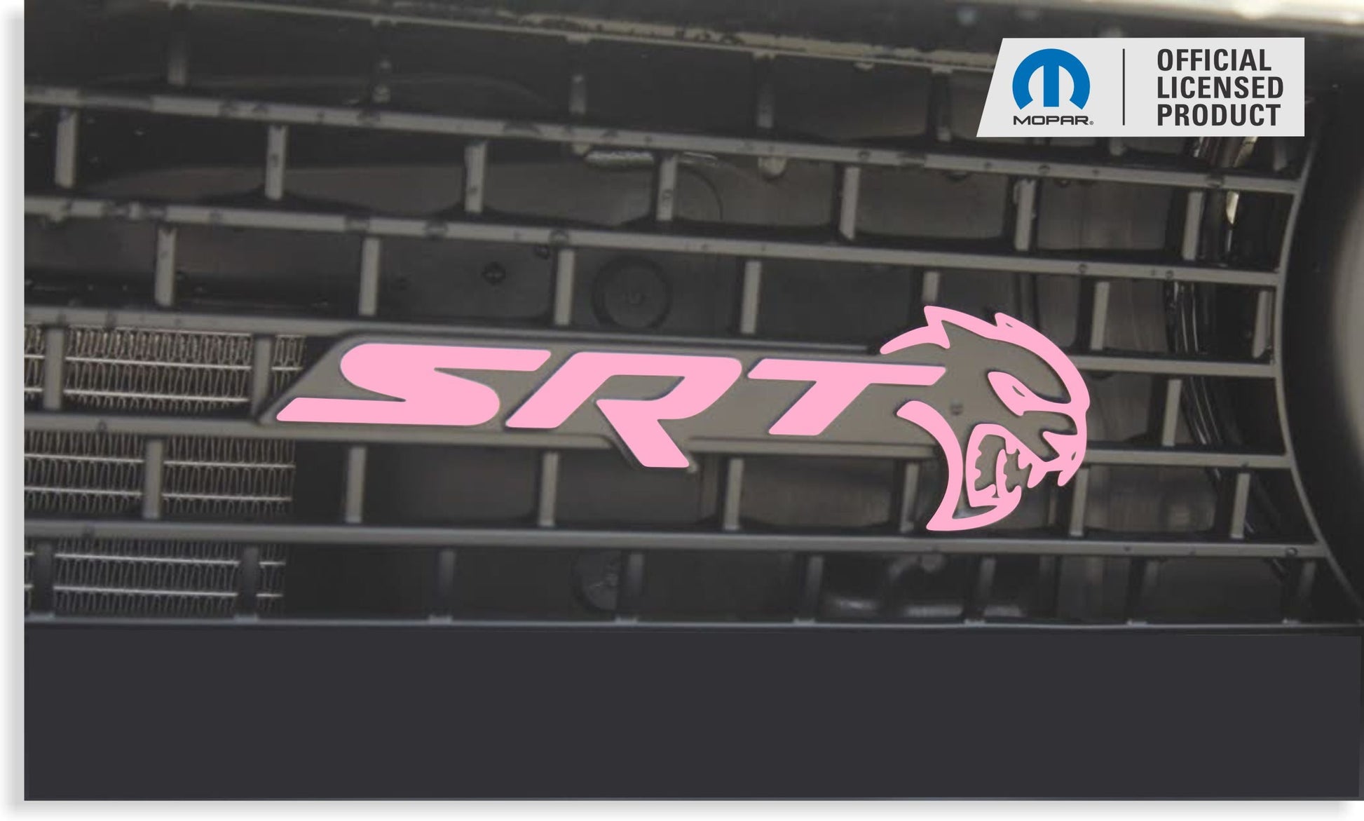 SRT Front and Rear Emblem Overlay Decals - 18-23 Challenger SRT Hellcat - sku-44665709134011-sku-44665709166779-sku-44665709199547-sku-44665709232315-sku-44665709265083-  DRIVEN - 7