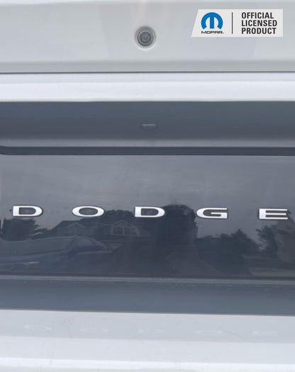 DODGE Trunk Lettering Emblem Overlay Decal - 2015-2023 Challenger - Challenger-TB-01-Challenger-TB-02-Challenger-TB-03-Challenger-TB-04-Challenger-TB-05-  DRIVEN - 8