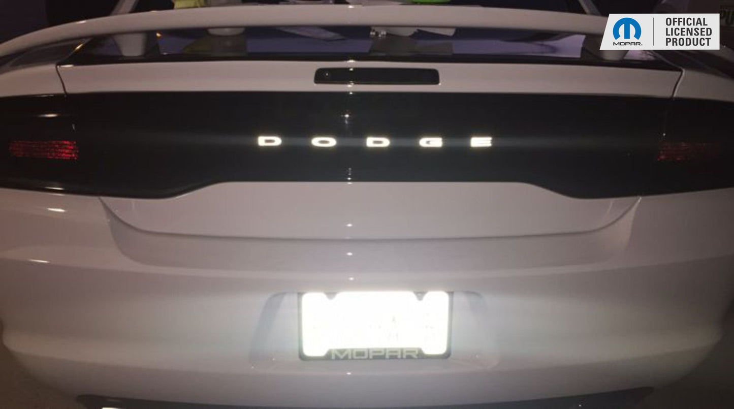 DODGE Trunk Lettering Emblem Overlay Decal - 2011-2023 Charger - Charger:Dodge-TB-01-Charger:Dodge-TB-03-Charger:Dodge-TB-02-Charger:Dodge-TB-04-Charger:Dodge-TB-05-  DRIVEN - 8