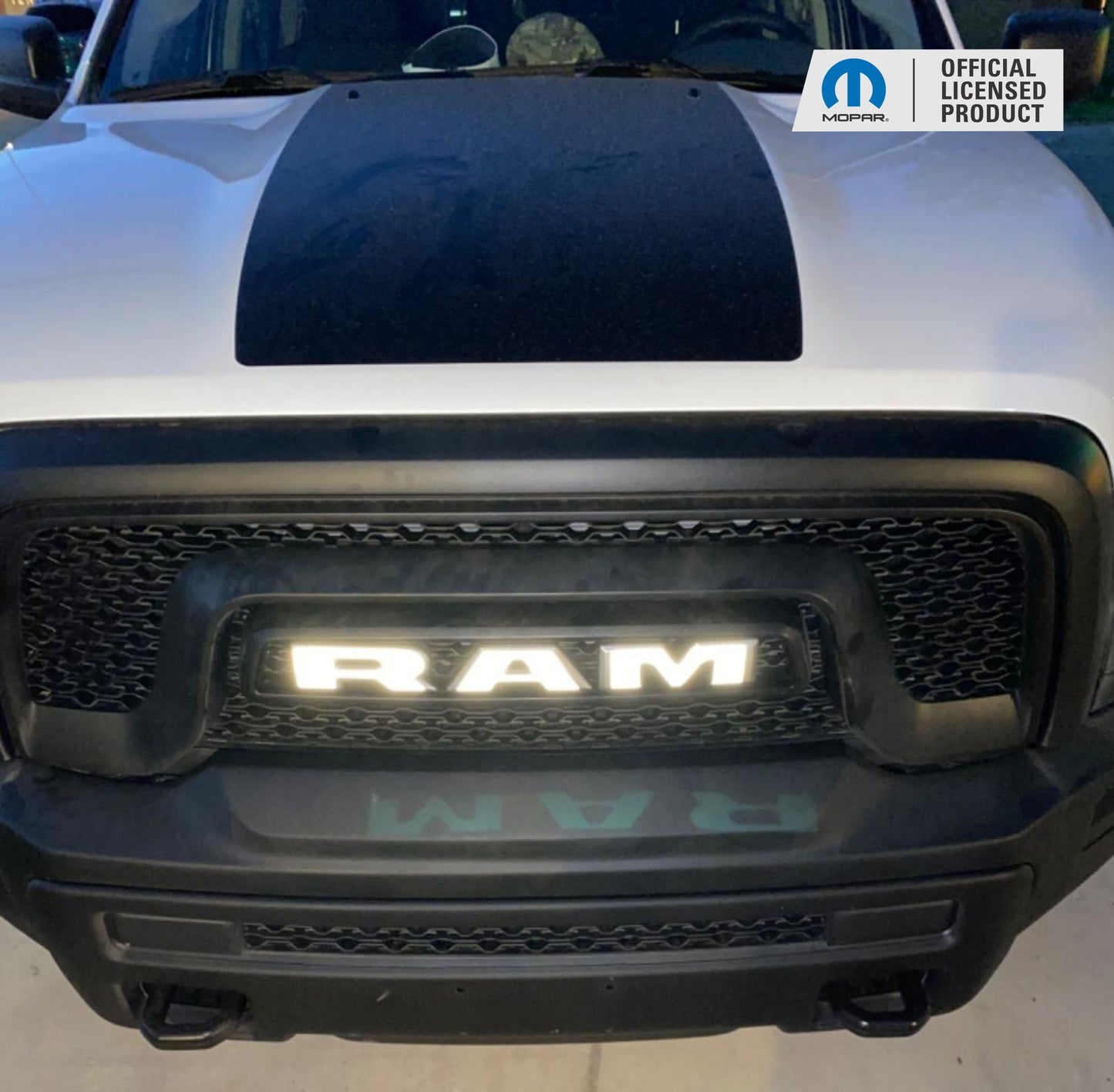 RAM Grille Emblem Overlay Decal   - 2019-2024 Ram 1500 Classic Warlock - Ram:ClassicWarlock-Front-01-Ram:ClassicWarlock-Front-03-Ram:ClassicWarlock-Front-02-Ram:ClassicWarlock-Front-04-Ram:ClassicWarlock-Front-05-  DRIVEN - 17