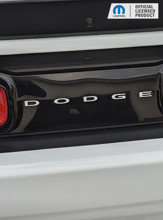 DODGE Trunk Lettering Emblem Overlay Decal - 2015-2023 Challenger - Challenger-TB-01-Challenger-TB-02-Challenger-TB-03-Challenger-TB-04-Challenger-TB-05-  DRIVEN - 1