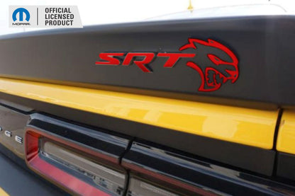 SRT Front and Rear Emblem Overlay Decals - 2017 Challenger SRT Hellcat - sku-44666330906811-sku-44666330939579-sku-44666330972347-sku-44666331005115-sku-44666331037883-  DRIVEN - 10