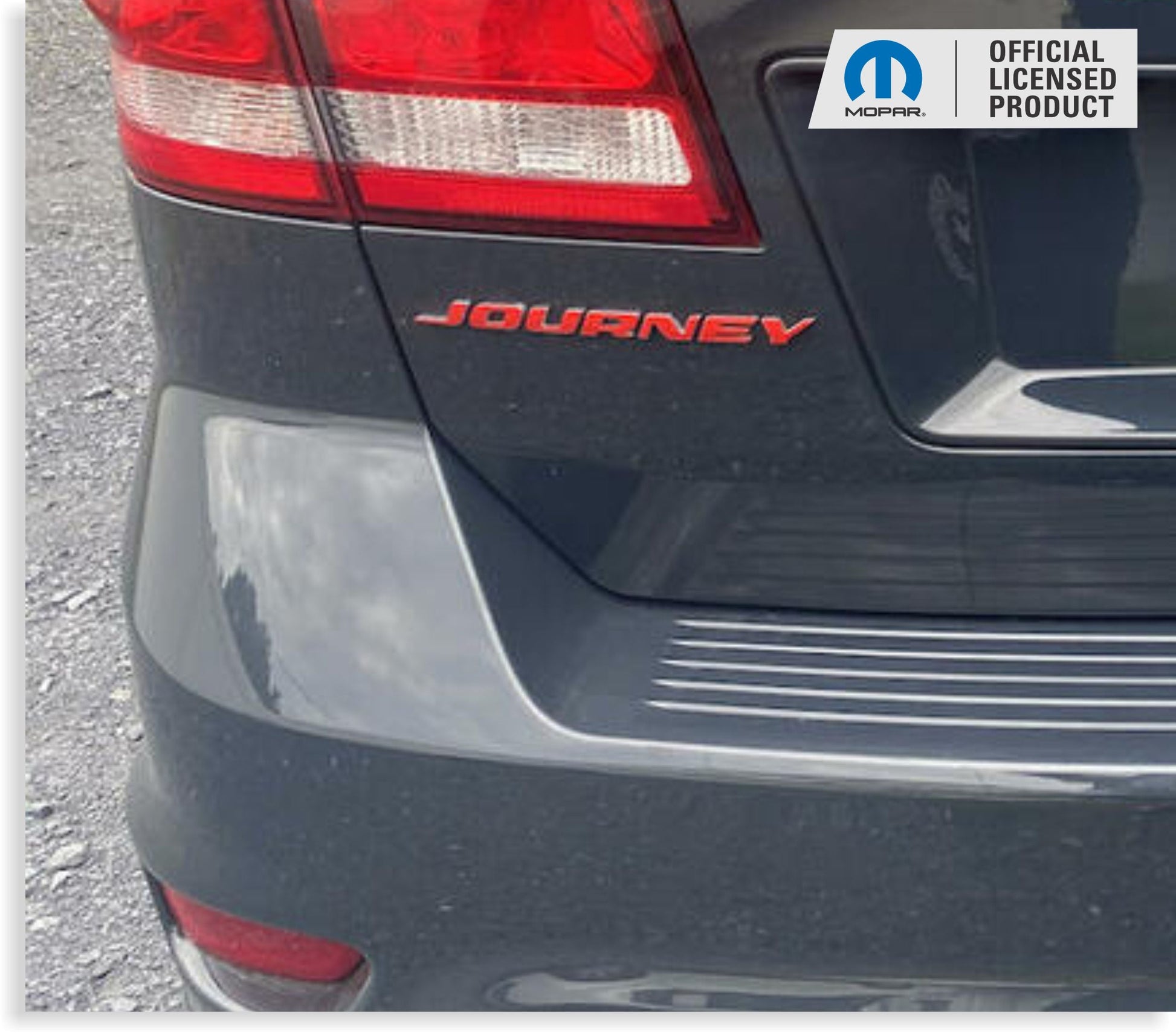 JOURNEY Rear Emblem Overlay Decal  Sticker - Journey-B-01-Journey-B-02-Journey-B-03-Journey-B-04-Journey-B-05-  DRIVEN - 1