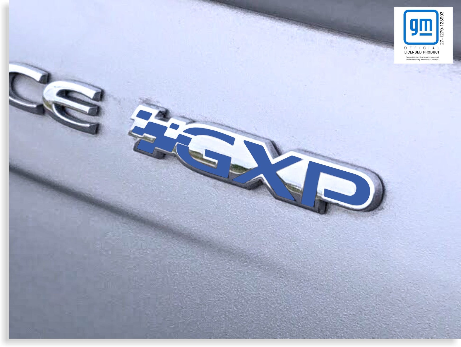 GXP Badge Overlay Decal  - Solstice GXP - PO:Solstice:GXP-TB-  DRIVEN - 1