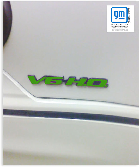 V6 H.O. Badge Overlay Decal - 99-02 Grand Am - PO:GA:V6-HO-01-PO:GA:V6-HO-02-PO:GA:V6-HO-03-PO:GA:V6-HO-04-PO:GA:V6-HO-05-  DRIVEN - 1