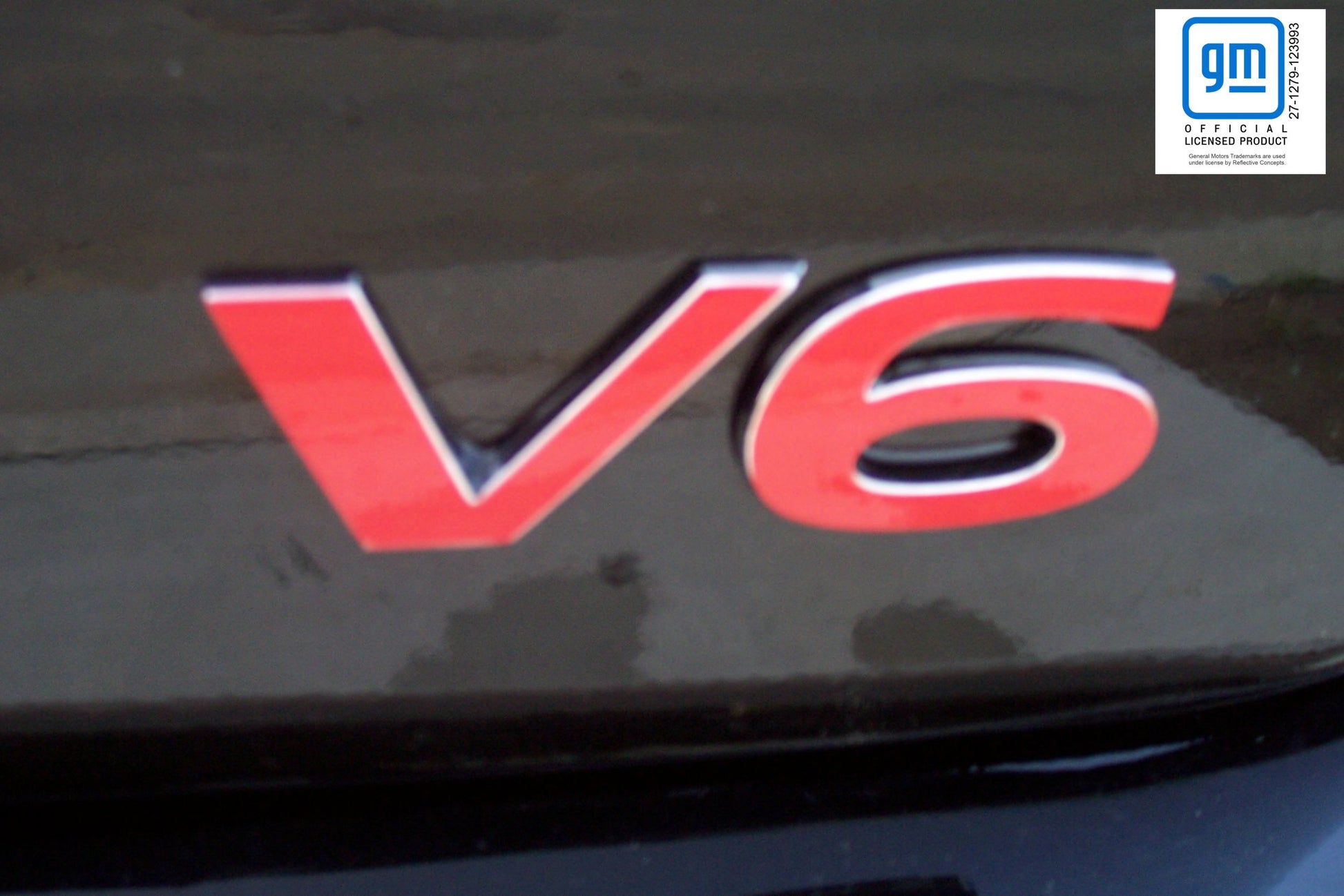V6 Emblem Overlay Decal - Pontiac G6 - PO:G6:G1:V6-B-01-PO:G6:G1:V6-B-02-PO:G6:G1:V6-B-03-PO:G6:G1:V6-B-04-PO:G6:G1:V6-B-05-  DRIVEN - 1
