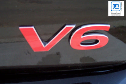 V6 Emblem Overlay Decal - Pontiac G6 - PO:G6:G1:V6-B-01-PO:G6:G1:V6-B-02-PO:G6:G1:V6-B-03-PO:G6:G1:V6-B-04-PO:G6:G1:V6-B-05-  DRIVEN - 1