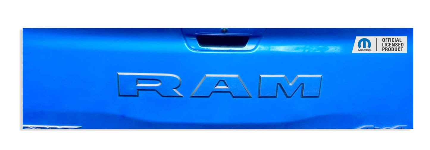 RAM Tailgate Emblem Overlay Decal   - 2021-2024 Ram TRX - sku-44717204439227-sku-44717204471995-sku-44717204504763-sku-44717204537531-sku-44717204570299-  DRIVEN - 1