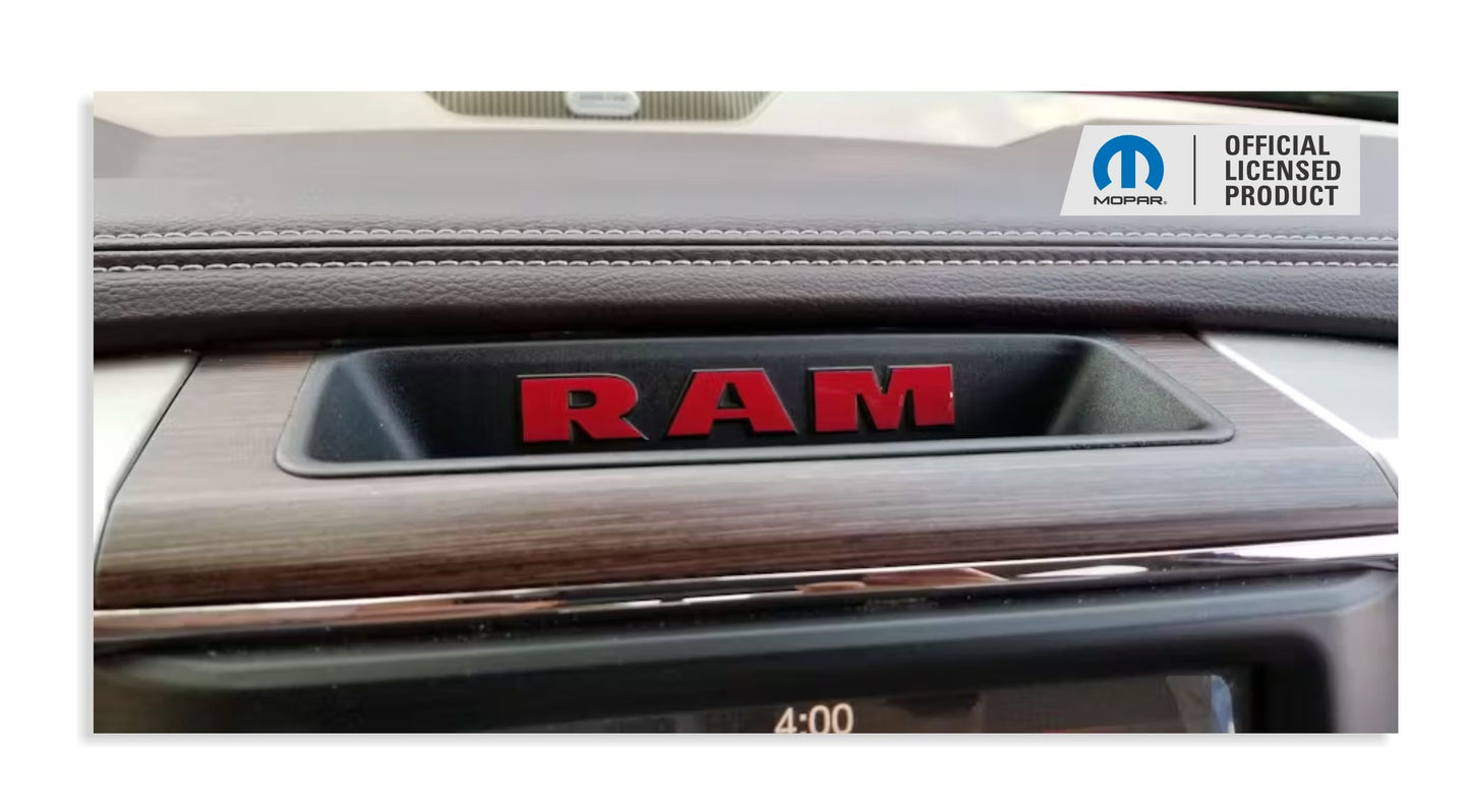 RAM Upper Dash Bezel Overlay Decal  Sticker - 13-18 Ram 1500 - Ram1318:Ram-bezel-01-Ram1318:Ram-bezel-03-Ram1318:Ram-bezel-02-Ram1318:Ram-bezel-04-Ram1318:Ram-bezel-05-  DRIVEN - 4