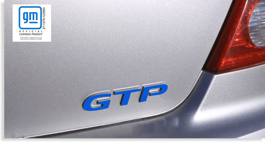 GTP Emblem Overlay Decal - Pontiac G6 - PO:G6:GTP-B-01-PO:G6:GTP-B-02-PO:G6:GTP-B-03-PO:G6:GTP-B-04-PO:G6:GTP-B-05-  DRIVEN - 1