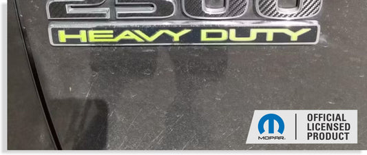 HEAVY DUTY Door Emblem Overlay Decals   - 2013-2018 Ram 2500 - Ram1318:HeavyDuty-B-01-Ram1318:HeavyDuty-B-03-Ram1318:HeavyDuty-B-02-Ram1318:HeavyDuty-B-04-Ram1318:HeavyDuty-B-05-  DRIVEN - 1
