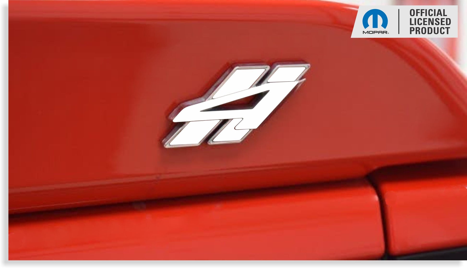 4 Rhombi  Trunk Emblem Overlay Decal - 2018-2023 Challenger AWD - Challenger18-4Rhombi-01-Challenger18-4Rhombi-03-Challenger18-4Rhombi-02-Challenger18-4Rhombi-04-Challenger18-4Rhombi-05-  DRIVEN - 4