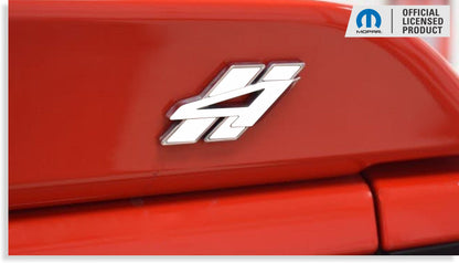 4 Rhombi  Trunk Emblem Overlay Decal - 2018-2023 Challenger AWD - Challenger18-4Rhombi-01-Challenger18-4Rhombi-03-Challenger18-4Rhombi-02-Challenger18-4Rhombi-04-Challenger18-4Rhombi-05-  DRIVEN - 4