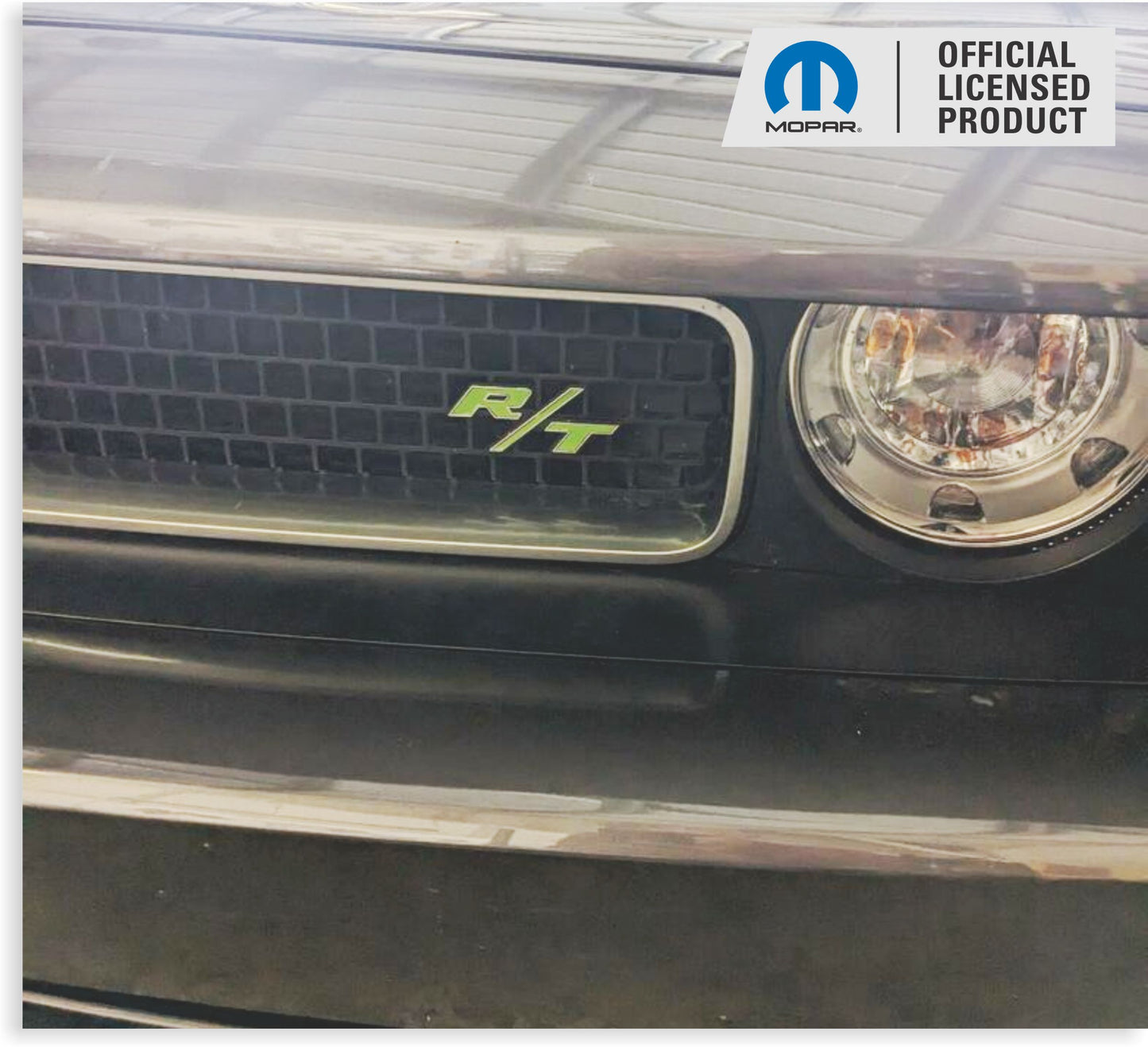 R/T Grille Emblem Inlay Decal - 2009-2014 Challenger R/T - sku-44704048545979-sku-44704048578747-sku-44704048611515-sku-44704048644283-sku-44704048677051-  DRIVEN - 1