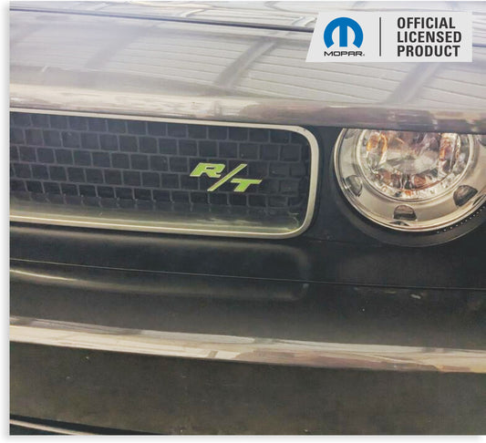 R/T Grille Emblem Inlay Decal - 2009-2014 Challenger R/T - sku-44704048545979-sku-44704048578747-sku-44704048611515-sku-44704048644283-sku-44704048677051-  DRIVEN - 1