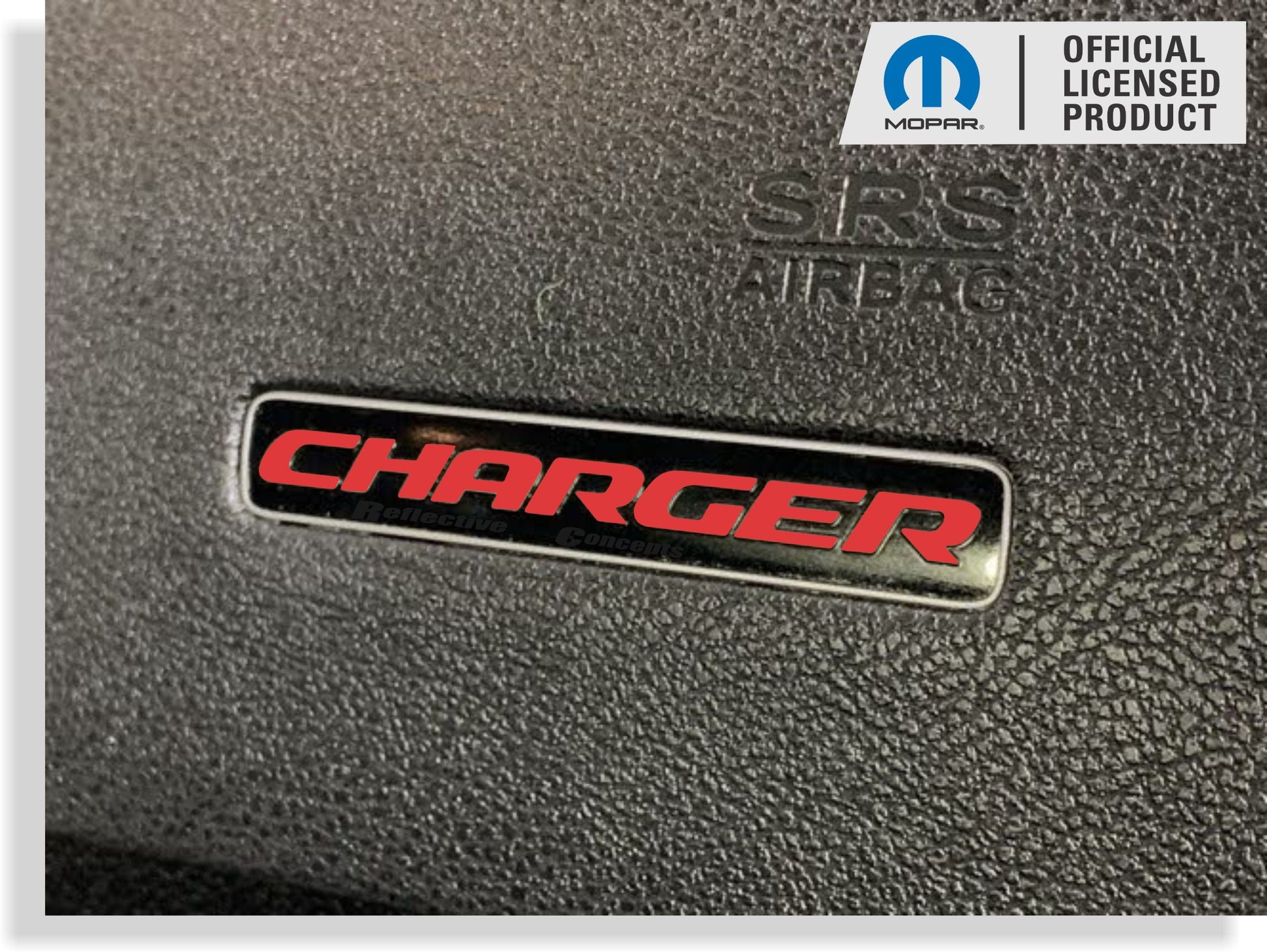 CHARGER Dash Plaque Emblem Lettering Overlay Decal   - 15-23 Charger - sku-44295034667195-sku-44295034699963-sku-44295034732731-sku-44295034765499-sku-44295034798267-  DRIVEN - 1