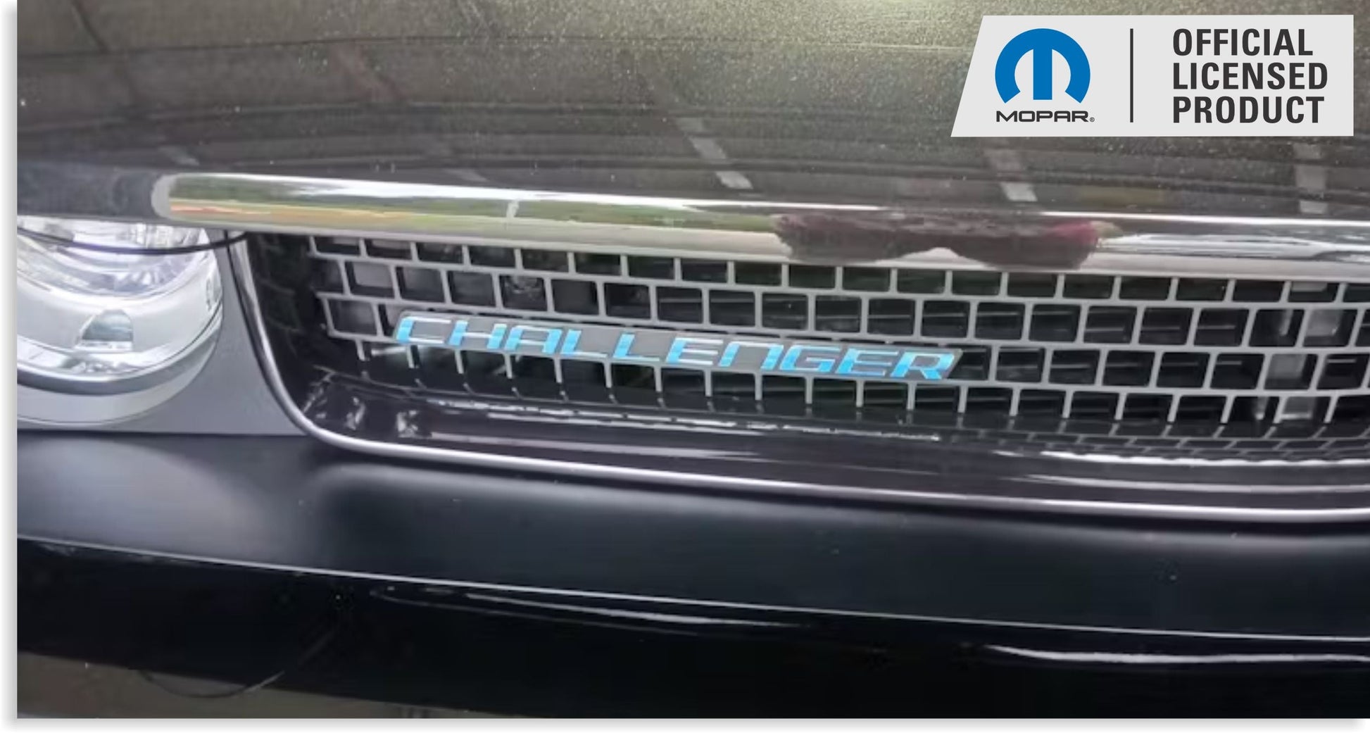 CHALLENGER Grille Emblem Overlay Decal - 2008-2014 Challenger - sku-44632588091579-sku-44632588124347-sku-44632588157115-sku-44632588189883-sku-44632588222651-  DRIVEN - 6