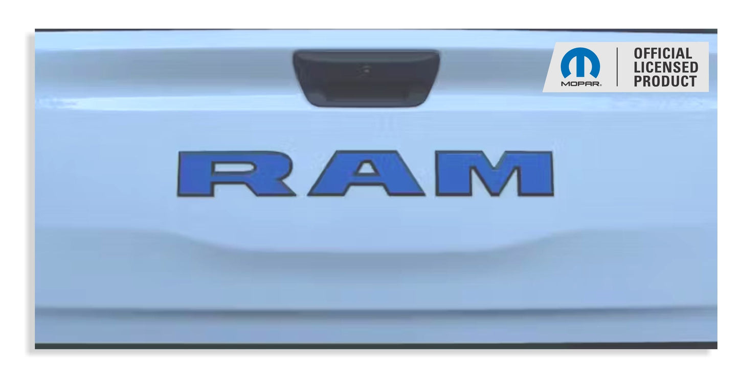 RAM Tailgate Emblem Overlay Decal   - 2025-2026 Ram 1500 - sku-46198383018171-sku-46198383050939-sku-46198383083707-sku-46198383116475-sku-46198383149243-  DRIVEN - 6