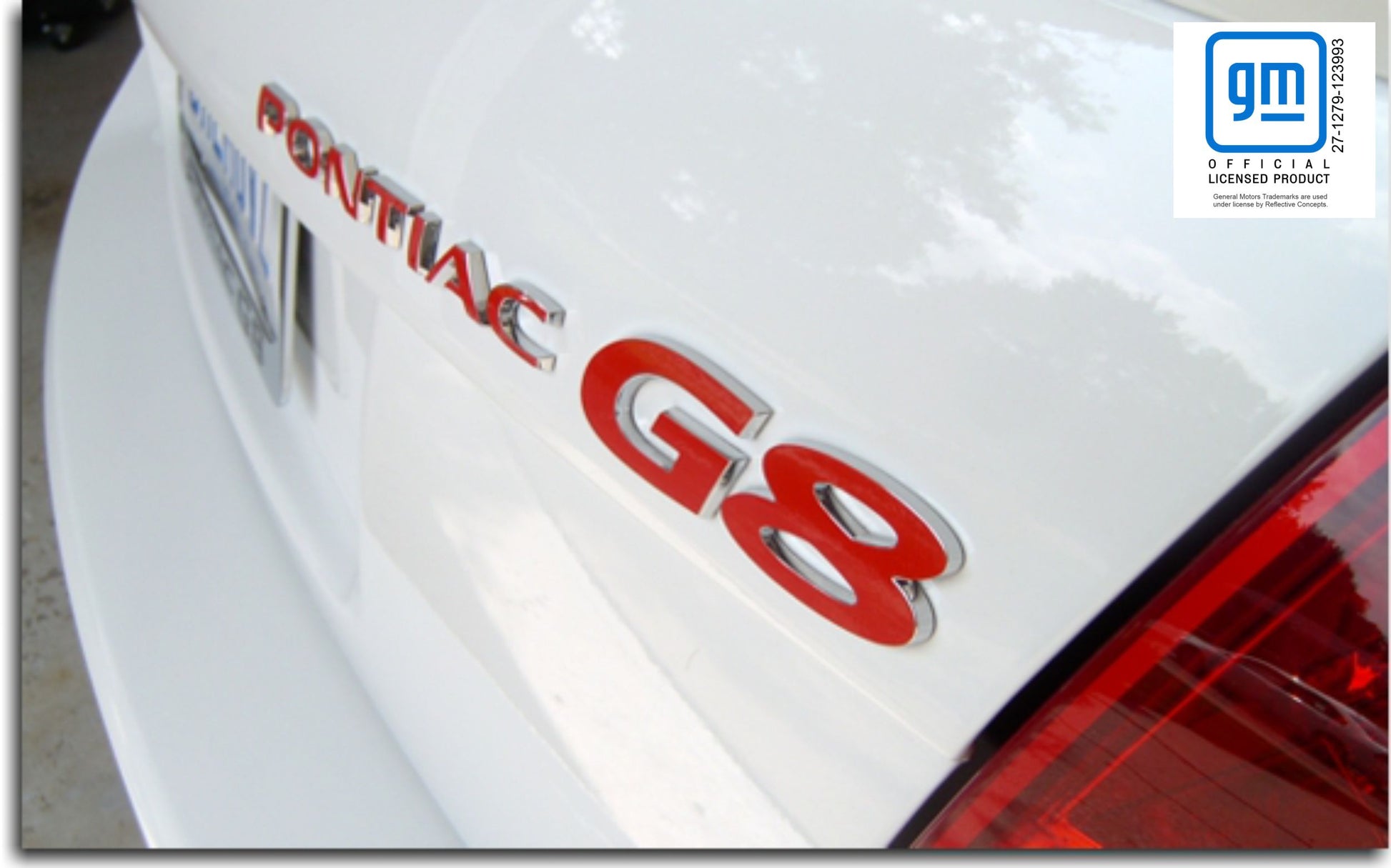 G8 Emblem Overlay Decal - 2008-2009 G8 - PO:G8:G8-B-01-PO:G8:G8-B-02-PO:G8:G8-B-03-PO:G8:G8-B-04-PO:G8:G8-B-05-  DRIVEN - 1