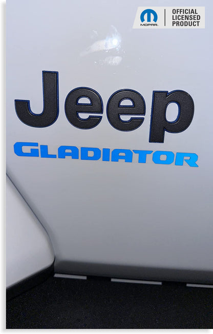 GLADIATOR Fender Overlay Decal Stickers  - 2020-2024 Gladiator - Gladiator:Gladiator-B-01-Gladiator:Gladiator-B-02-Gladiator:Gladiator-B-03-Gladiator:Gladiator-B-04-Gladiator:Gladiator-B-05-  DRIVEN - 1
