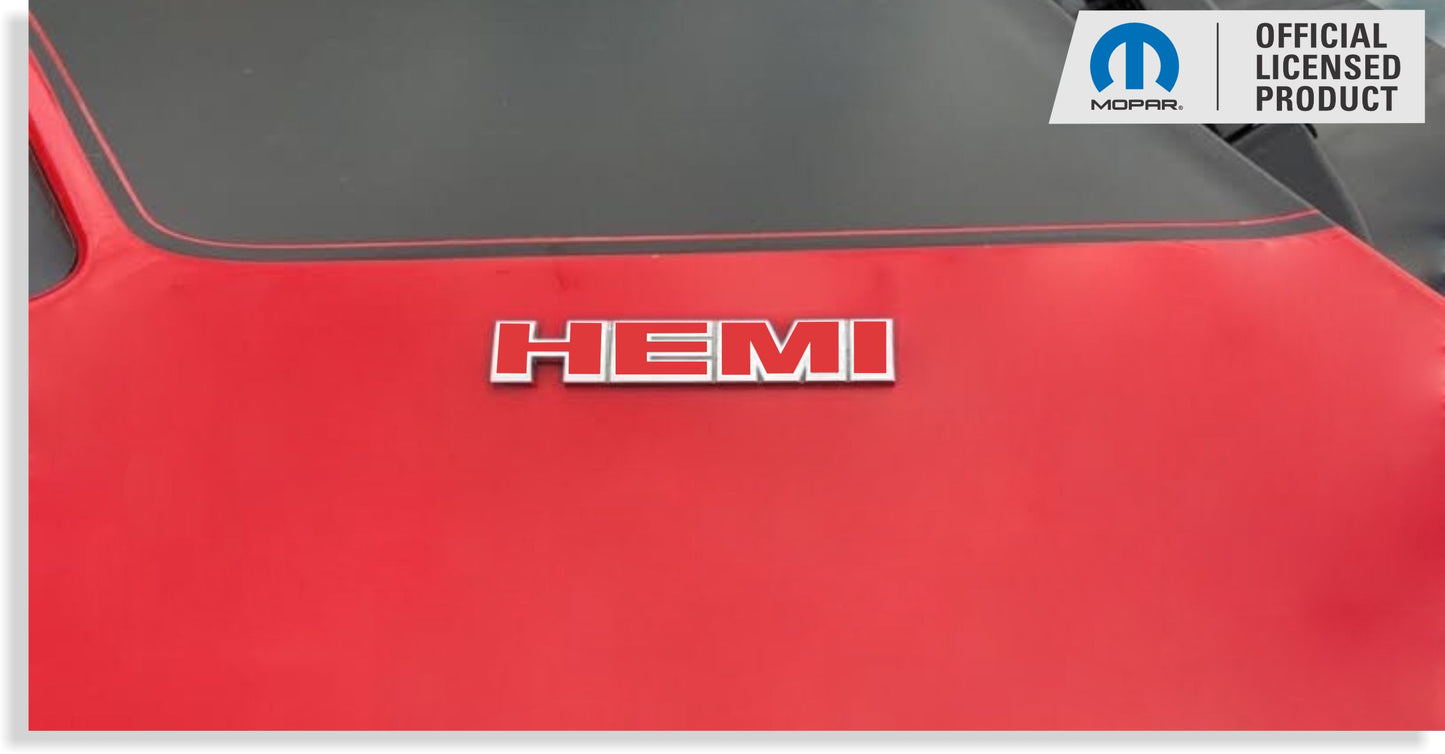 Hemi Emblem Overlay Decals (pair) - 09-10 Challenger RT - sku-44811569889467-sku-44811569922235-sku-44811569955003-sku-44811569987771-sku-44811570020539-  DRIVEN - 1