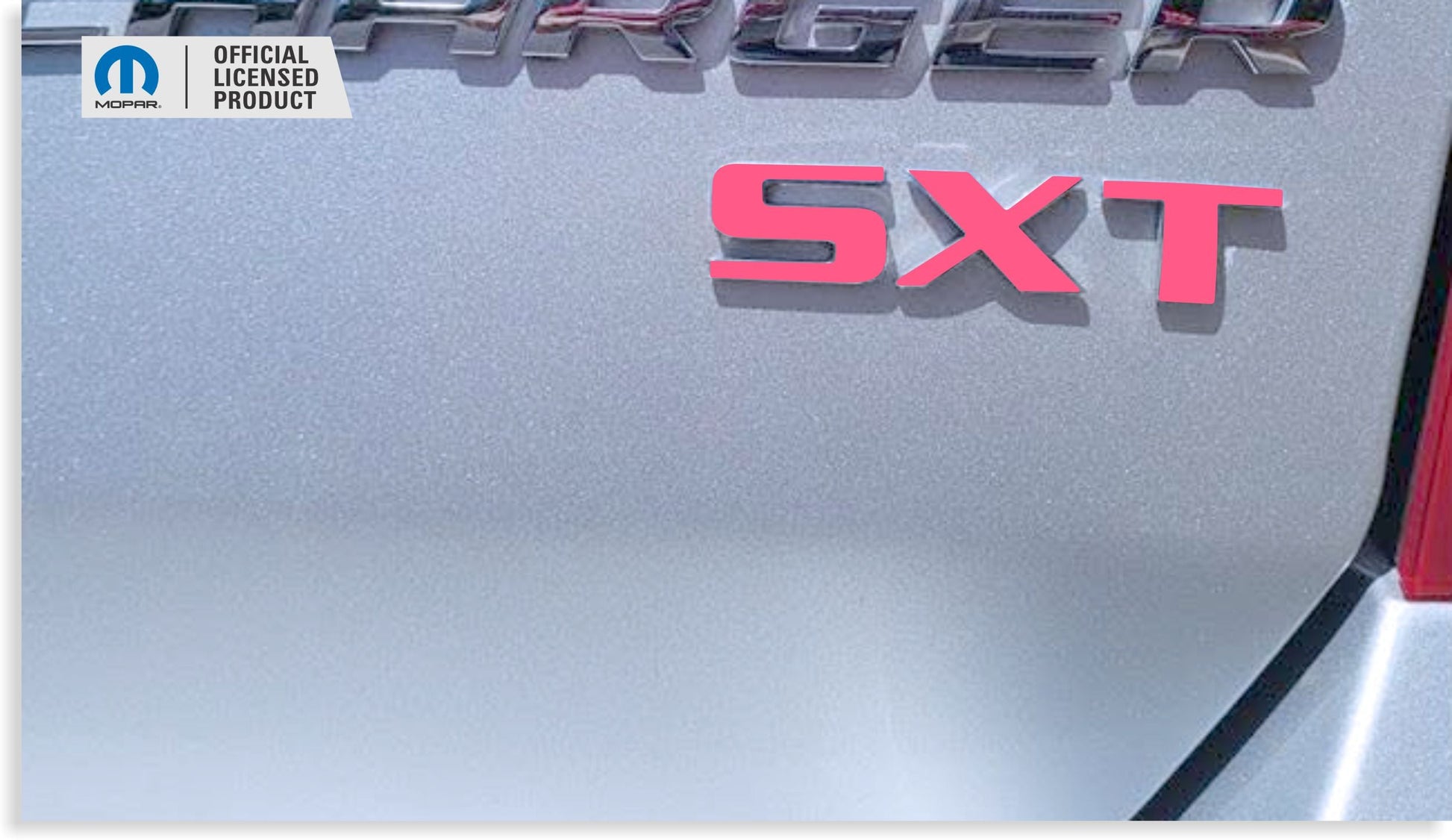 SXT Trunk Emblem Overlay Decal  - Dodge Charger SXT - sku-43596731777211-sku-43596731809979-sku-43596731842747-sku-43596731875515-sku-43596731908283-  DRIVEN - 4